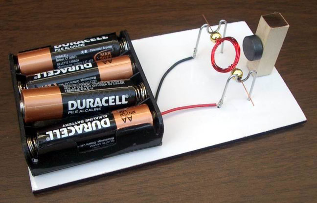 Motor with 1 magnet - design #2