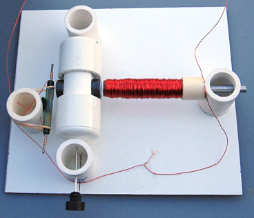 Motor, assembled from the kit